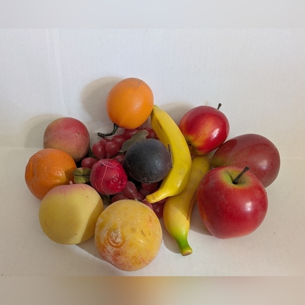 Vintage plastic fake Fruit